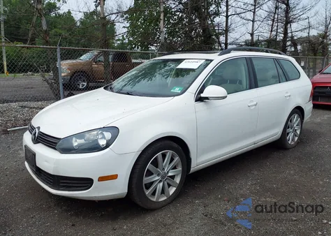 2012 Volkswagen Jetta Sportwagen 2.0L Tdi z USA, uszkodzony, nr VIN 3VWPL7AJ4CM686287